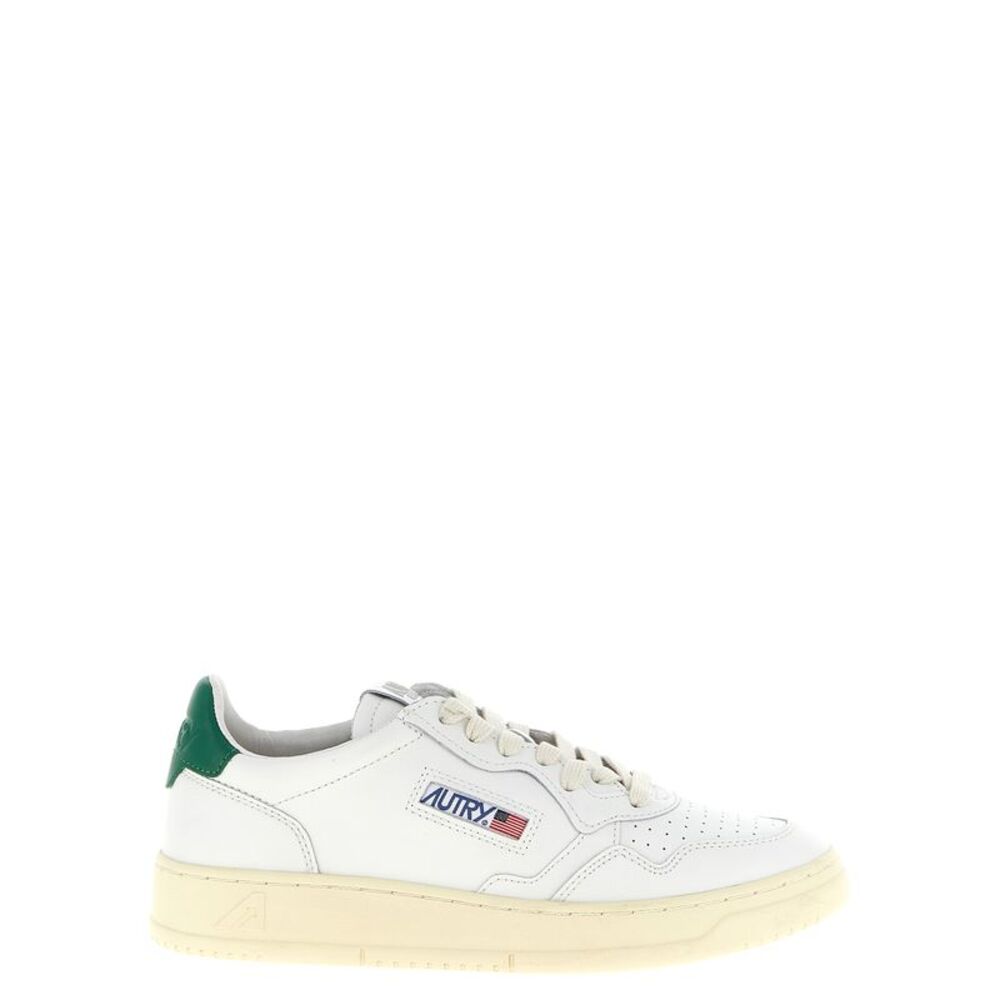 Autry Bicolor Goatskin Low Top Men's Sneakers